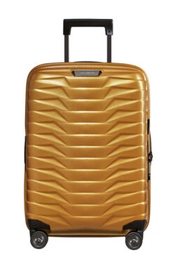 Samsonite Proxis Spinner Expandable (4 Wheels) 55cm Honey Gold -Travel Storage Store 126035 6856 05