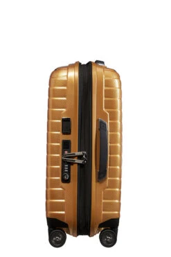 Samsonite Proxis Spinner Expandable (4 Wheels) 55cm Honey Gold -Travel Storage Store 126035 6856 09
