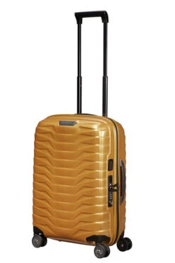 Samsonite Proxis Spinner Expandable (4 Wheels) 55cm Honey Gold -Travel Storage Store 126035 6856 10