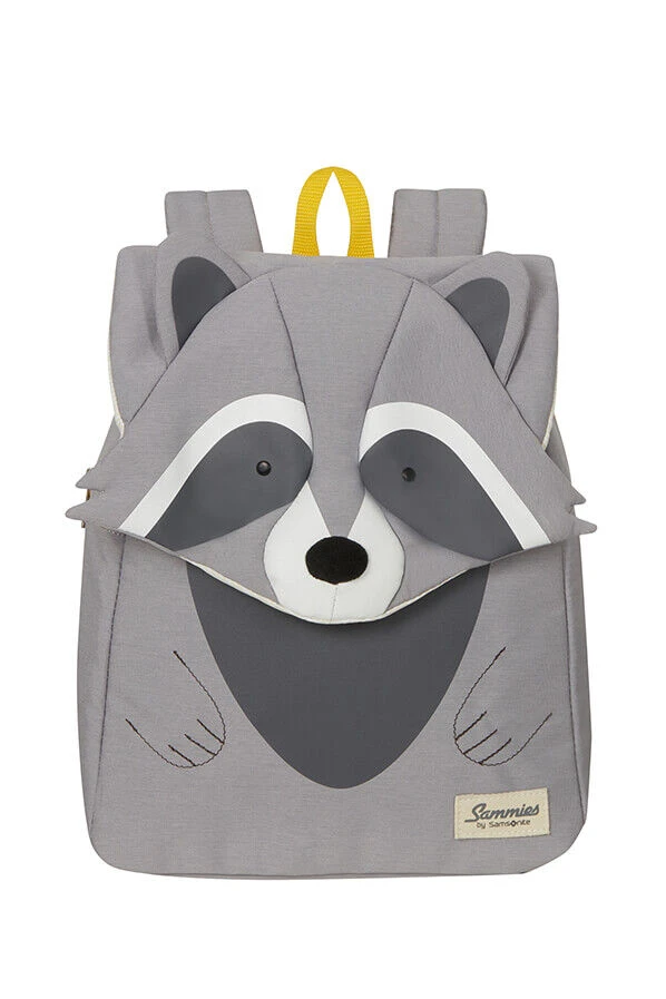 Samsonite Happy Sammies Eco Backpack S+ Raccoon Remy 6 Samsonite Happy Sammies Eco Backpack S+ Raccoon Remy - Image 4