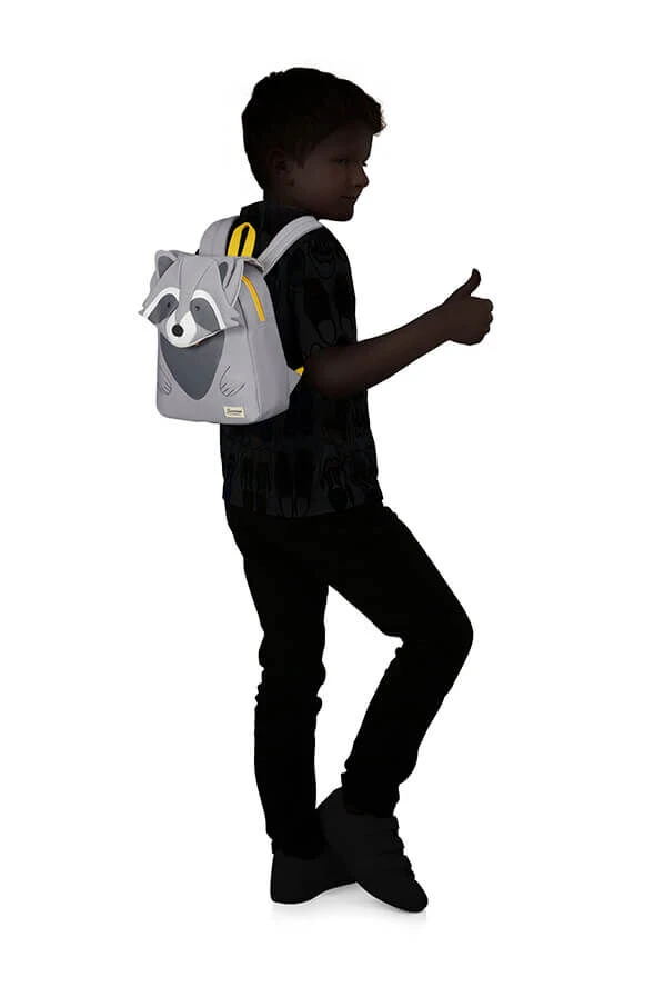 Samsonite Happy Sammies Eco Backpack S Raccoon Remy 5 Samsonite Happy Sammies Eco Backpack S Raccoon Remy - Image 3