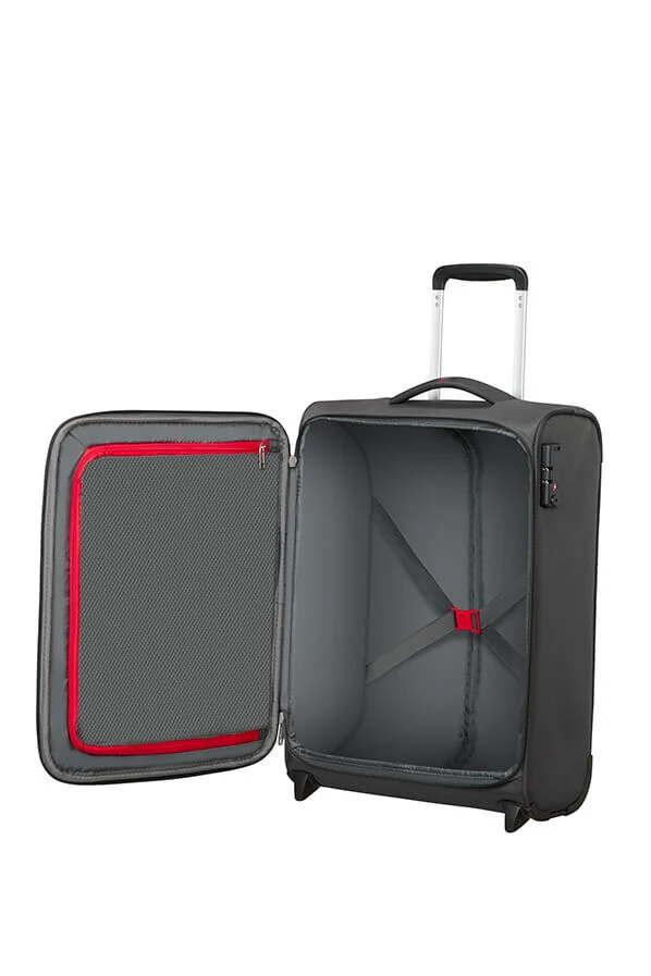 American Tourister Crosstrack Cabin Luggage Grey/Red 6 American Tourister Crosstrack Cabin Luggage Grey/Red - Image 4