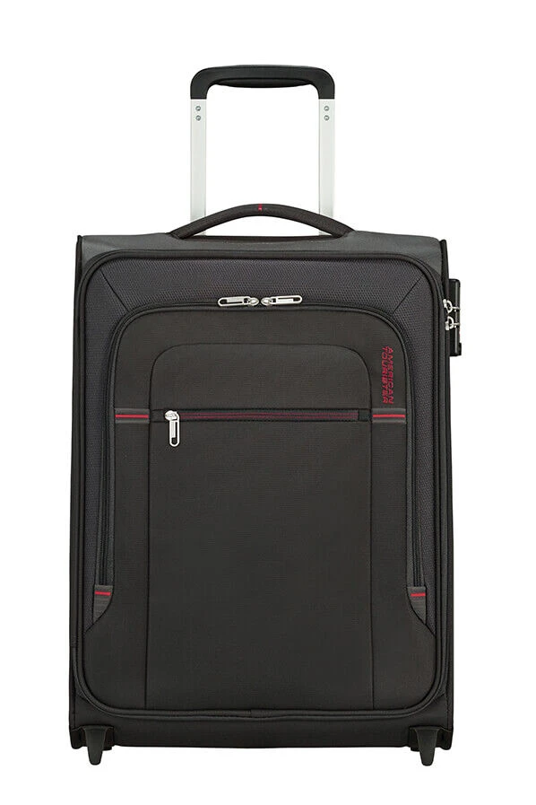 American Tourister Crosstrack Cabin Luggage Grey/Red 4 American Tourister Crosstrack Cabin Luggage Grey/Red - Image 2