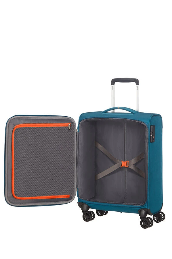 American Tourister Crosstrack Cabin Luggage Navy/Orange 4 American Tourister Crosstrack Cabin Luggage Navy/Orange - Image 2