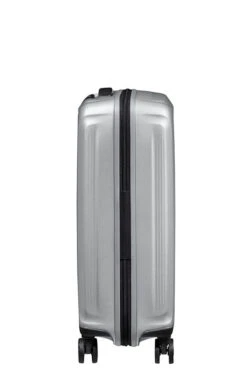 Samsonite Nuon Spinner Expandable (4 Wheels) 55cm Matt Silver -Travel Storage Store 134399 4052 10