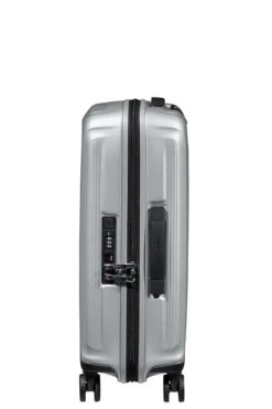Samsonite Nuon Spinner Expandable (4 Wheels) 55cm Matt Silver -Travel Storage Store 134399 4052 11