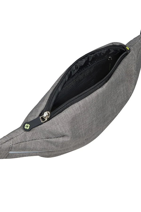 Samsonite Securipak Bum Bag Cool Grey 4 Samsonite Securipak Bum Bag Cool Grey - Image 2