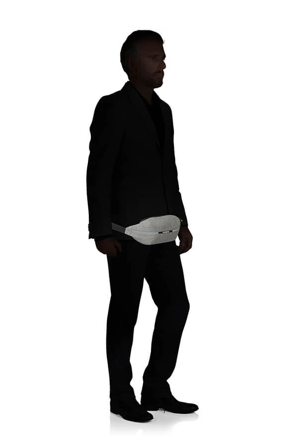 Samsonite Securipak Bum Bag Cool Grey 6 Samsonite Securipak Bum Bag Cool Grey - Image 4