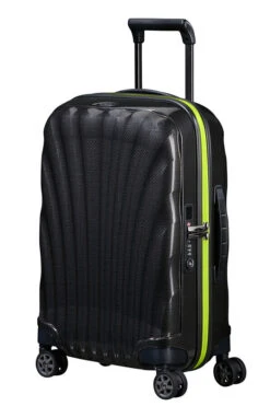 Samsonite C-Lite Spinner Expandable (4 Wheels) 55cm Black/Lime 28 Samsonite C-Lite Spinner Expandable (4 Wheels) 55cm Black/Lime -Travel Storage Store 141368 a185 01
