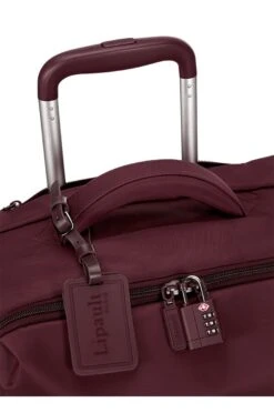 Lipault Foldable Plume Cabin Spinner 2 Wheels 55cm Bordeaux -Travel Storage Store 143194 1124 05