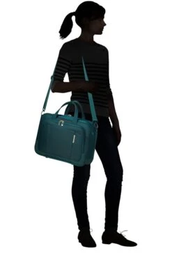 Samsonite Respark Laptop Shoulder Bag Petrol Blue