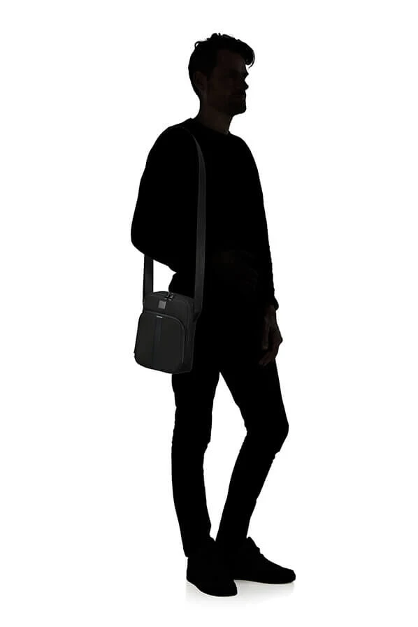 Samsonite Sacksquare Crossbody Bag M Black 10 Samsonite Sacksquare Crossbody Bag M Black - Image 8