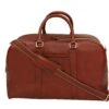 Felda Firenze Italian Leather Holdall 1 Felda Firenze Italian Leather Holdall -Travel Storage Store 18810Cognac 1