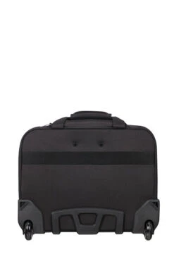 American Tourister AT Work Rolling Tote 15.6" Black/Orange -Travel Storage Store 88533 1070 03