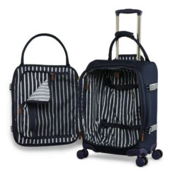 Joules Coast 4-Wheel Cabin Trolley Case 17 Joules Coast 4-Wheel Cabin Trolley Case -Travel Storage Store JLS5003 002 Cabin Trolley Case 4W French Navy 3