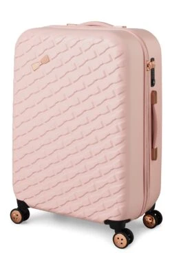 Ted Baker Belle 69cm 4-Wheel Medium Suitcase 31 Ted Baker Belle 69cm 4-Wheel Medium Suitcase -Travel Storage Store TBW0302 017 Belle Medium Case Pink 2