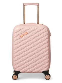 Ted Baker Belle 54cm 4-Wheel Cabin Suitcase 28 Ted Baker Belle 54cm 4-Wheel Cabin Suitcase -Travel Storage Store TBW0303 017 Belle Cabin Case Pink 1