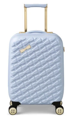 Ted Baker Belle 54cm 4-Wheel Cabin Suitcase 37 Ted Baker Belle 54cm 4-Wheel Cabin Suitcase -Travel Storage Store TBW0303 049 Belle Cabin Case Pale Blue 1