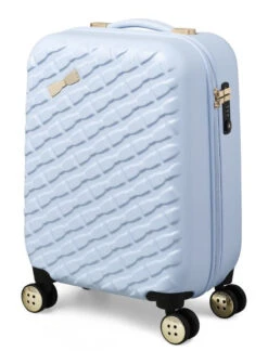 Ted Baker Belle 54cm 4-Wheel Cabin Suitcase 38 Ted Baker Belle 54cm 4-Wheel Cabin Suitcase -Travel Storage Store TBW0303 049 Belle Cabin Case Pale Blue 2