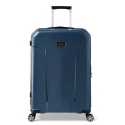 Ted Baker Flying Colours 69cm Medium 4-Wheel Suitcase -Travel Storage Store TedBakerFlyingColoursMediumSuitcaseBalticBlue