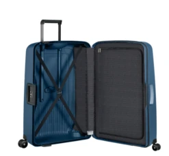Samsonite S'Cure ECO 69cm Medium 4 Wheel Spinner Suitcase -Travel Storage Store aMednvy3