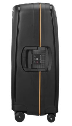 Samsonite S'Cure ECO 69cm Medium 4 Wheel Spinner Suitcase -Travel Storage Store amedScureblk4