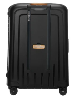 Samsonite S'Cure ECO 69cm Medium 4 Wheel Spinner Suitcase -Travel Storage Store amedScureblk5